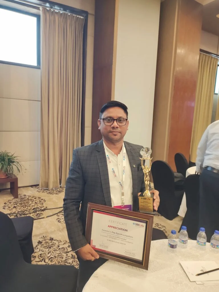 Santram Dewangan - CEO holding certificate